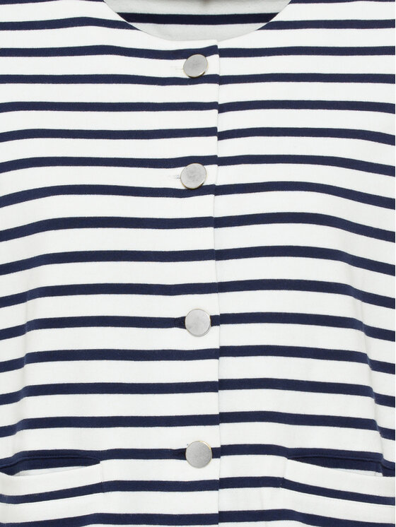 Olsen Olsen Kardiganas 11201564 Balta Regular Fit