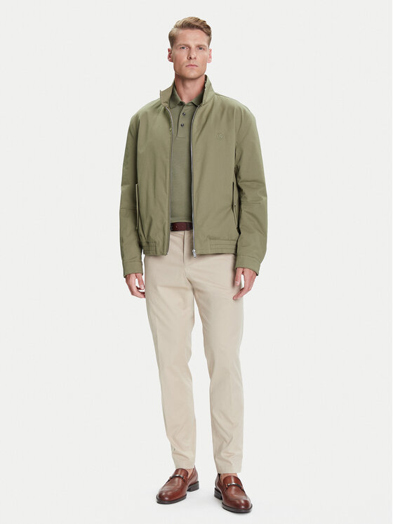 BOSS BOSS Kurtka przejściowa H Coiner 50543184 Zielony Regular Fit