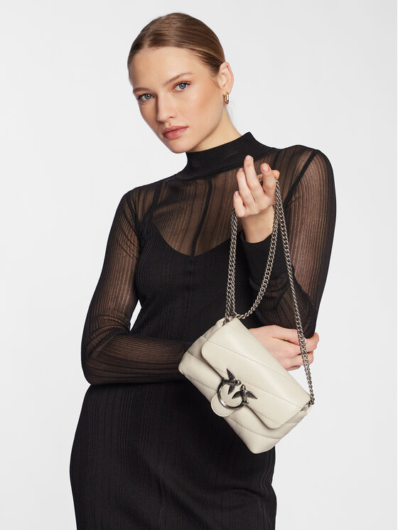 PINKO Pinko Torebka Love Baby Puff C PE 23 PLTT 100040 A0F2 Biały