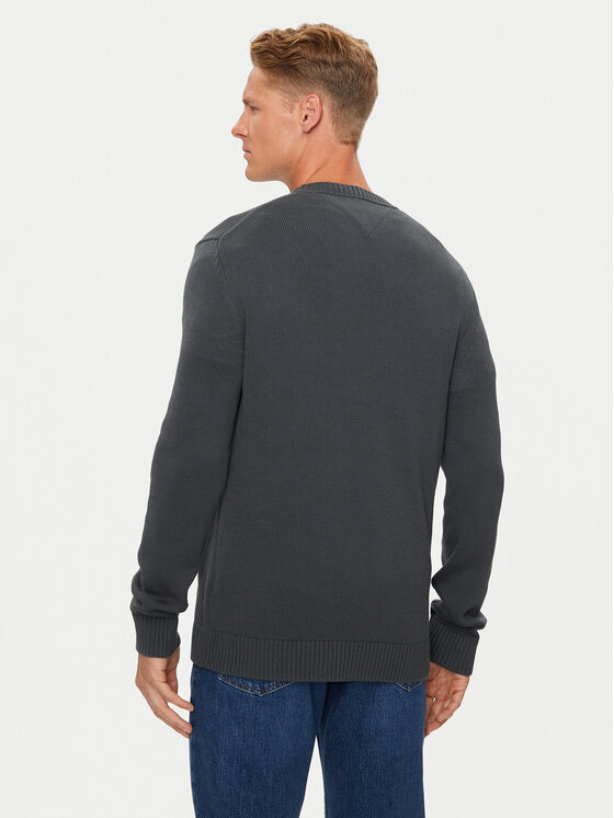 Tommy Jeans Tommy Jeans Пуловер Essential DM0DM18370 Сив Slim Fit