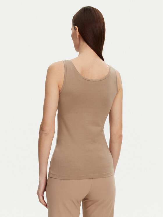 Marc O'Polo Marc O'Polo Top 503 2001 50001 Bej Slim Fit