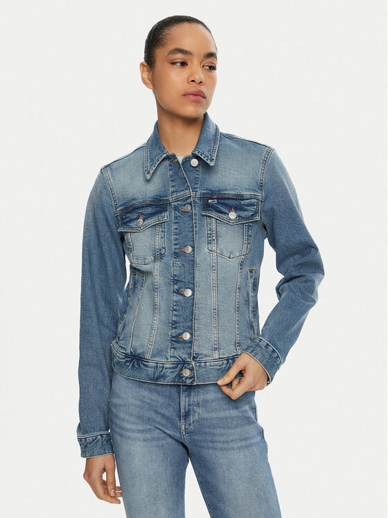 Tommy Jeans Tommy Jeans Jeansová bunda Classic DW0DW19858 Modrá Regular Fit