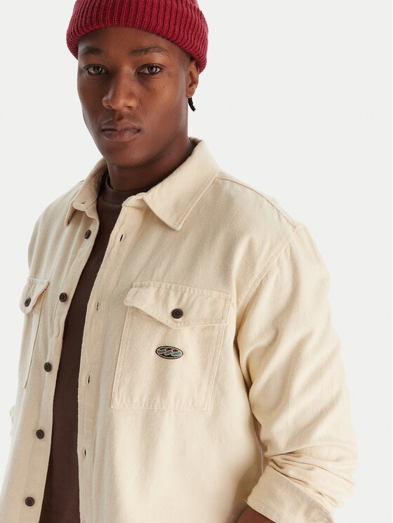 Billabong Billabong Marškiniai Del Mar Flannel EBYWT03018 Smėlio Regular Fit