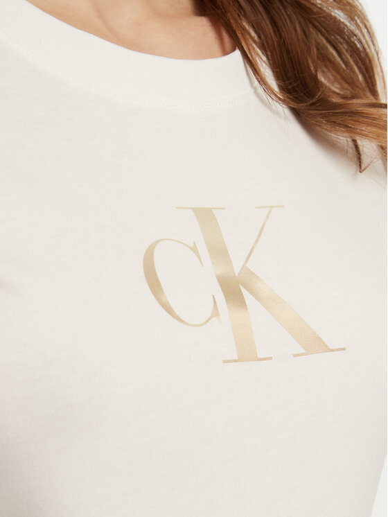 Calvin Klein Jeans Calvin Klein Jeans T-Shirt Gradient J20J224982 Weiß Slim Fit