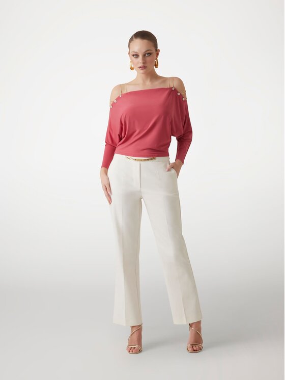 Guess Guess Top 101729 Koralowy Classic Fit