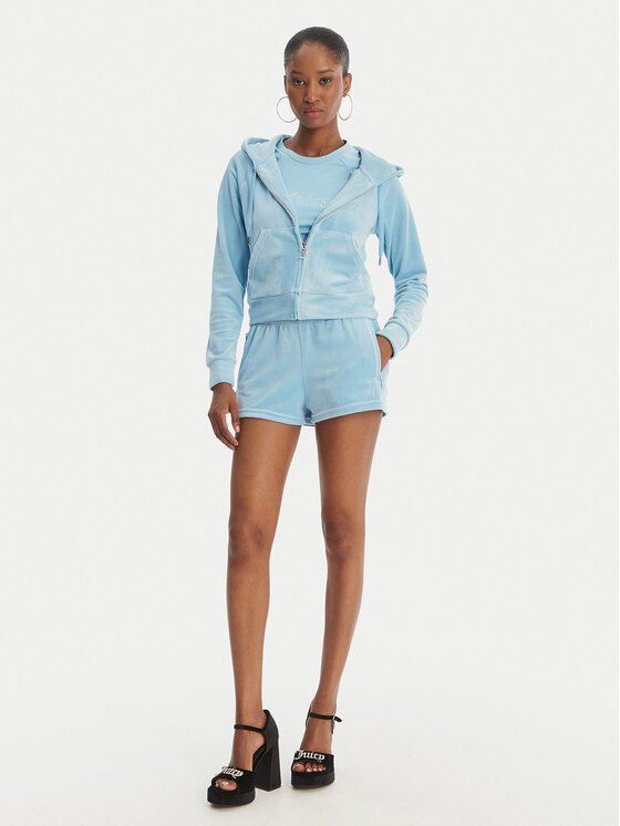 Juicy Couture Juicy Couture Športne kratke hlače Tamia JCWHS126305 Svetlo modra Regular Fit