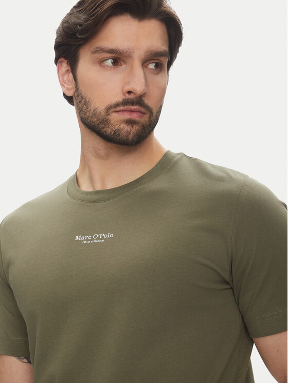 Marc O'Polo Marc O'Polo T-krekls 523 2012 51382 Zaļš Regular Fit