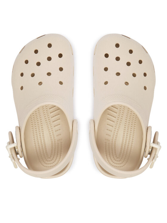 Crocs Crocs Šlepetės Classic Star Buckle Clog 213941 Šviesiai smėlinė