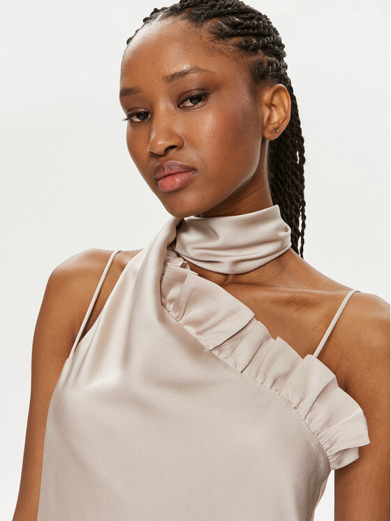 Bruuns Bazaar Bruuns Bazaar Коктейлна рокля Nellie BBW3866 Бежов Regular Fit