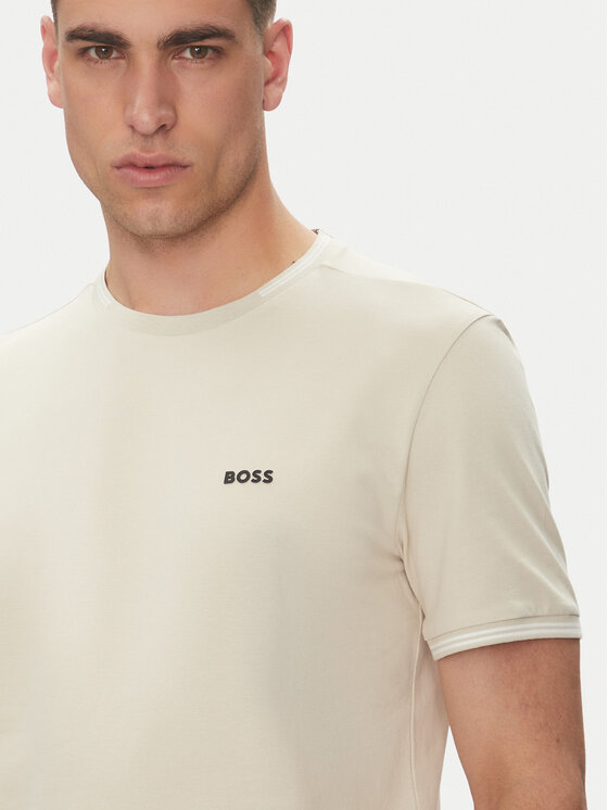 BOSS BOSS Póló Taul 50521245 Bézs Regular Fit