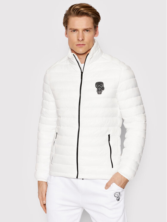 KARL LAGERFELD KARL LAGERFELD Kevad-sügis jope Blouson 505400 521590 Valge Regular Fit