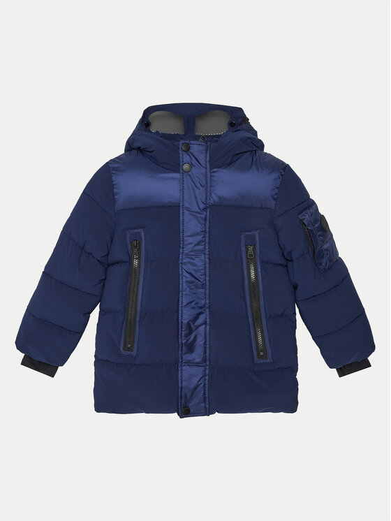 Original Marines Original Marines Pūkinė striukė DEA2505B Tamsiai mėlyna Regular Fit