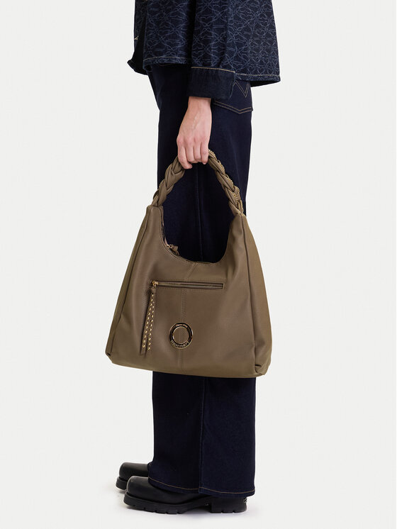 Monnari Monnari Ročna torba TORIMP0-24Z-BAG5930-K015D000-R00 Rjava