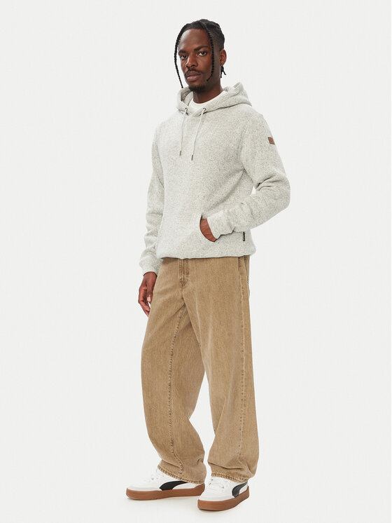 Quiksilver Quiksilver Mikina EQYFT05123 Svetlosivá Regular Fit