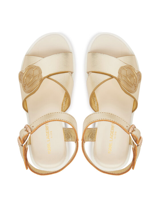 KARL LAGERFELD KARL LAGERFELD Sandaalid Z31256 M Kuldne
