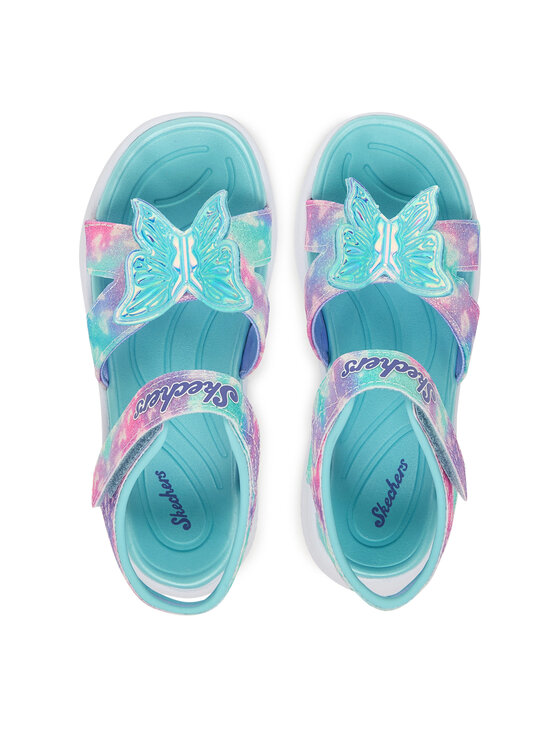 Skechers Skechers Сандали Jumpsters Sandal - Butterfly Brites 303109L/AQMT Син