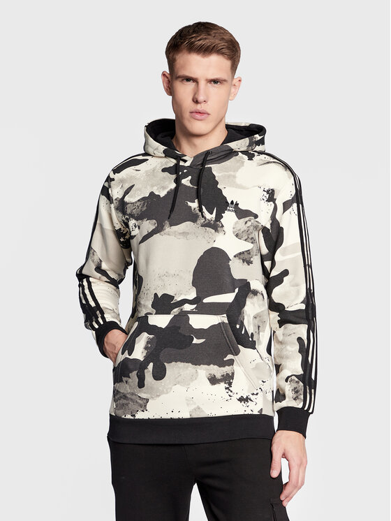 adidas Bluză Camo Series HK2805 Gri Regular Fit