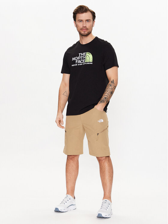 The North Face The North Face Szorty materiałowe Exploration NF0A8244 Beżowy Regular Fit
