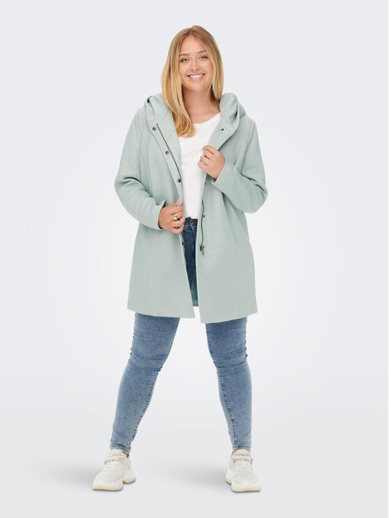 ONLY Carmakoma Cappotto di transizione Sedona 15191768 Verde Regular Fit, taglia : 50_52