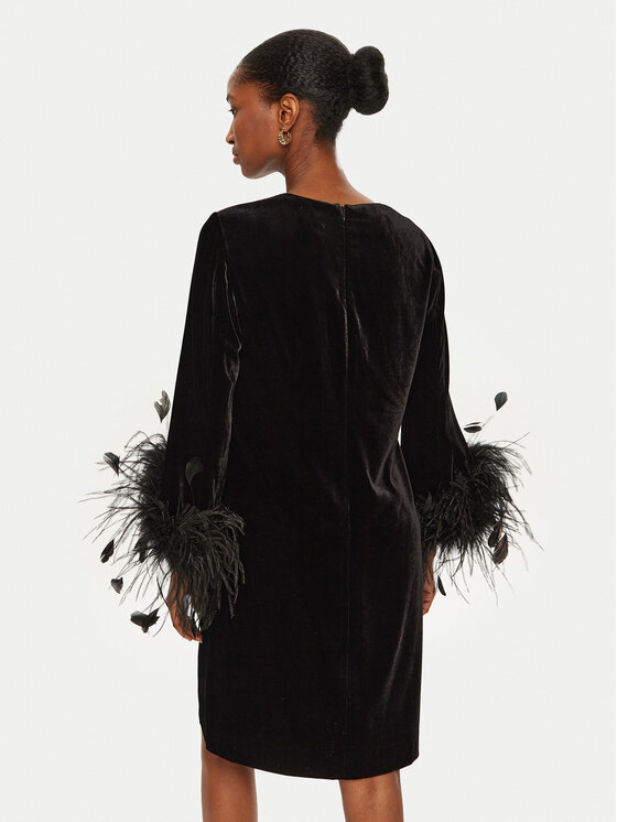 Luisa Spagnoli Luisa Spagnoli Coctailkleid Ghiro 541512 Schwarz Regular Fit