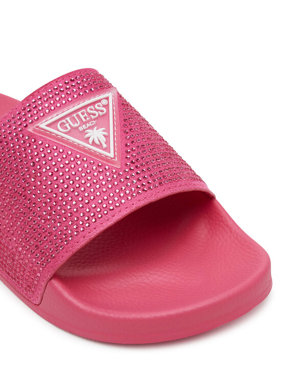 Guess Guess Klapki E4GZ25 BB00F Różowy