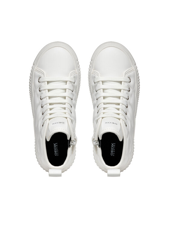 Geox Geox Tenisice J Laquinny Girl J46M3B 000BC C1000 S Bijela