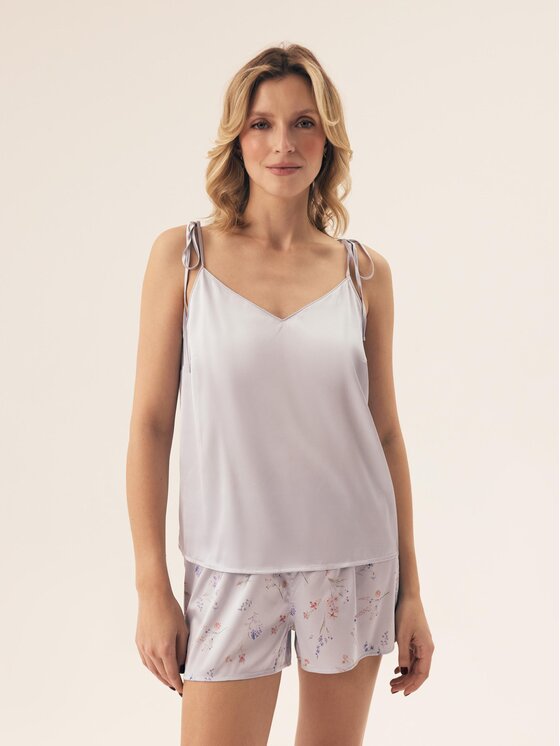Esotiq Esotiq Pyžamo 43154 Modrá Regular Fit