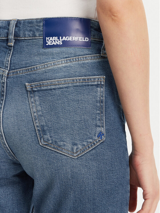 Karl Lagerfeld Jeans Karl Lagerfeld Jeans Džínsy A1W10028 Modrá Straight Fit