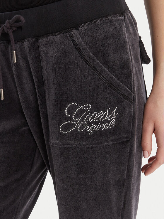 Guess Guess Spodnie dresowe W6RB32 KCUF1 Granatowy Regular Fit