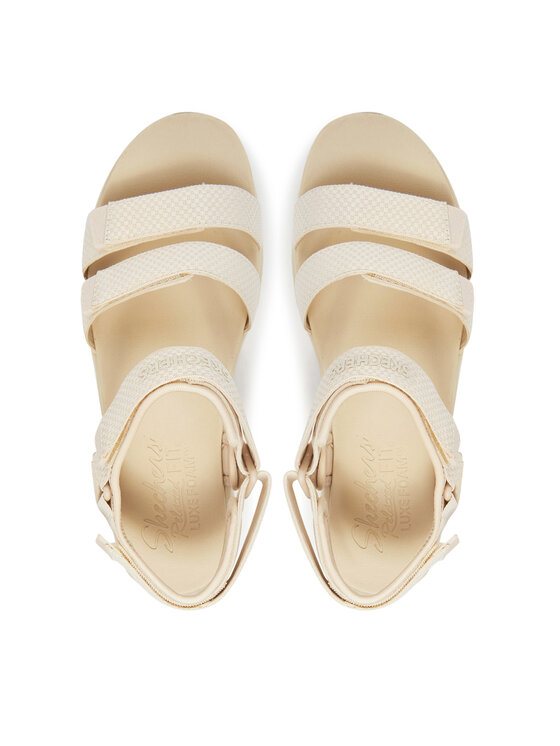 Skechers Skechers Sandały D'Lux Walker-Going-Out Vibes 119828/NAT Beżowy