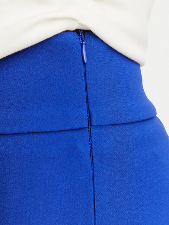 Rinascimento Rinascimento Spodnie materiałowe CFC0130140003 Niebieski Flare Fit