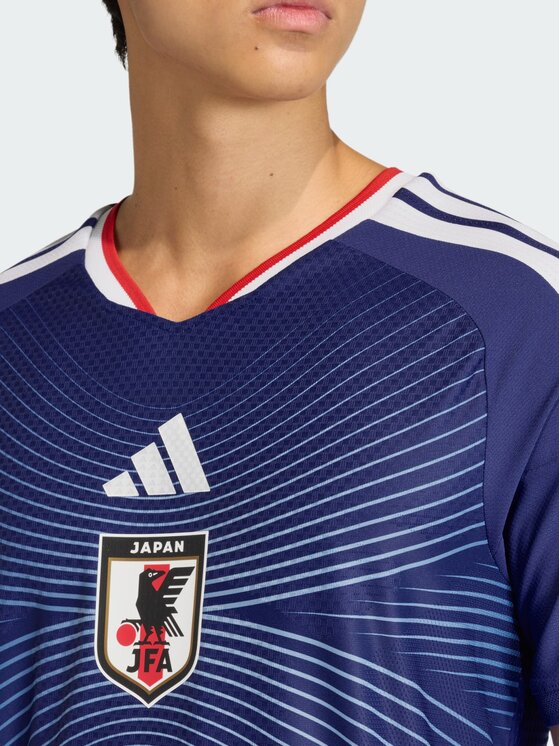 adidas adidas Koszulka techniczna Japonia Błękitny Slim Fit