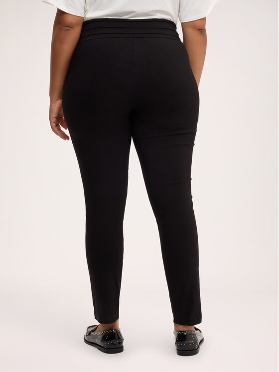 Fiorella Rubino Fiorella Rubino Spodnie materiałowe P064L002451N033 Czarny Slim Fit