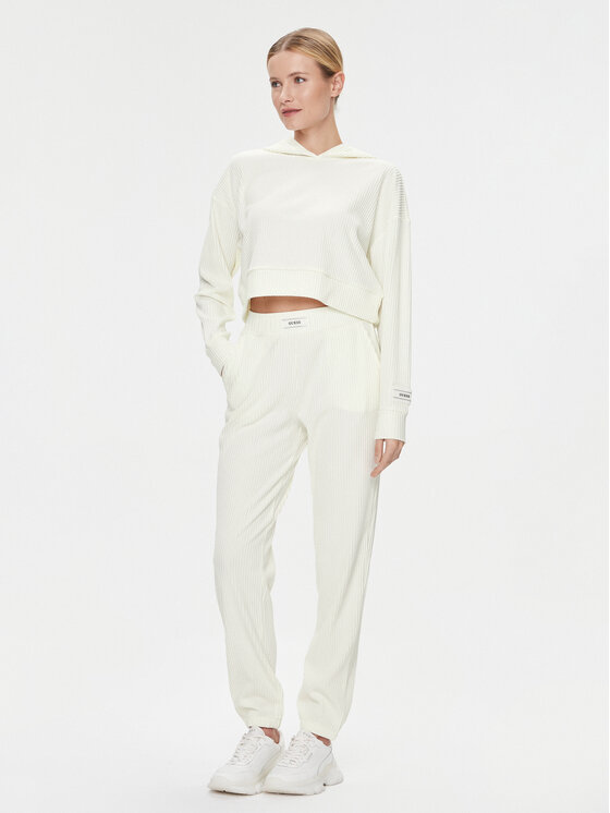 Guess Guess Majica dugih rukava Aislin V4RQ00 KC2T0 Écru Regular Fit