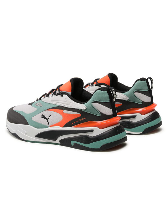 Puma Men's RS-Fast Heat Shoes: White/Green/Orange - 380559-01