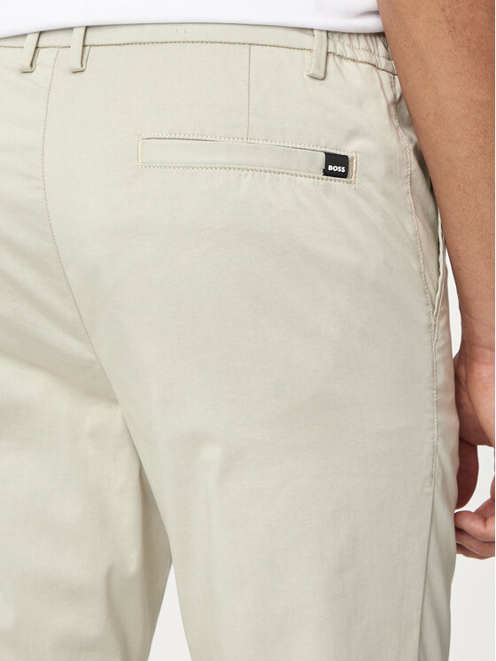 BOSS Boss Pantaloni chino P-Kane-El 50514213 Écru Regular Fit