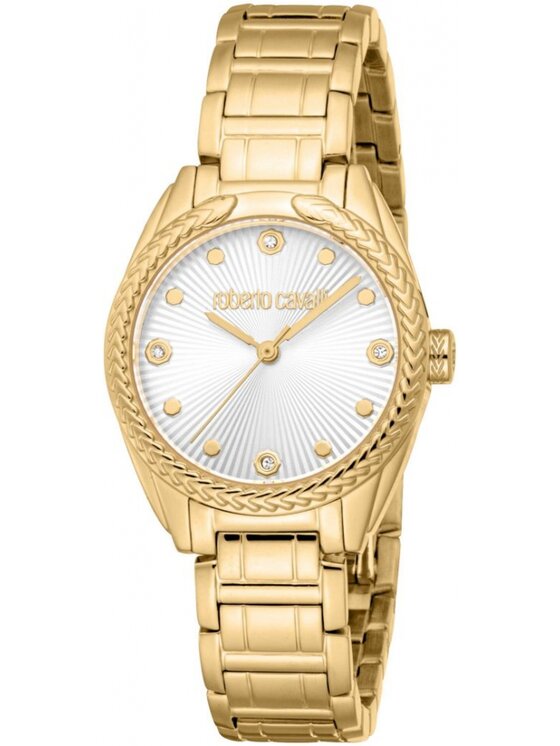 Roberto Cavalli Roberto Cavalli Zegarek RC5L118M0045 Złoty