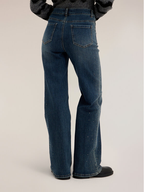 Motivi Motivi Jeansy P411Q004773N004 Niebieski Flared Fit