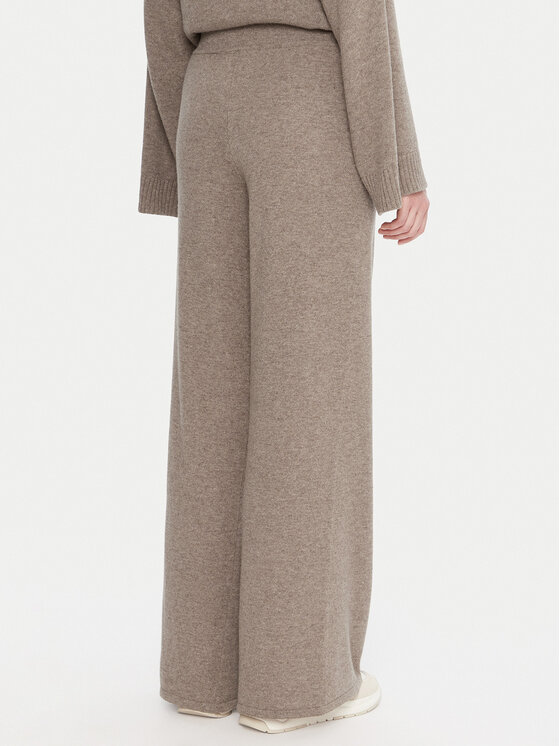 Kontatto Kontatto Pantaloni in maglia 3M0966C Beige Relaxed Fit