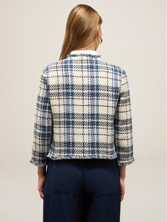 Oltre Oltre Giacca outdoor R208R002306N0Z4 Blu Boxy Fit