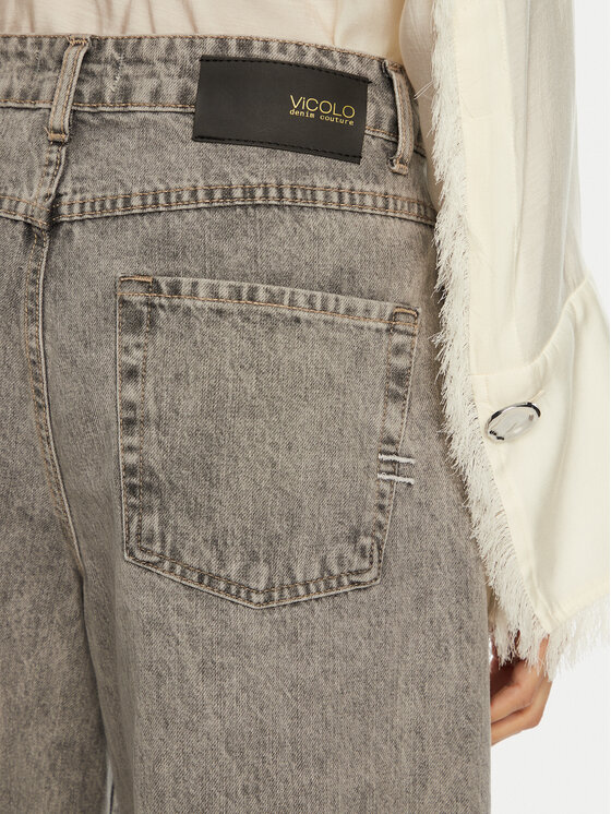 ViCOLO ViCOLO Jeansy DS0004 Szary Wide Leg