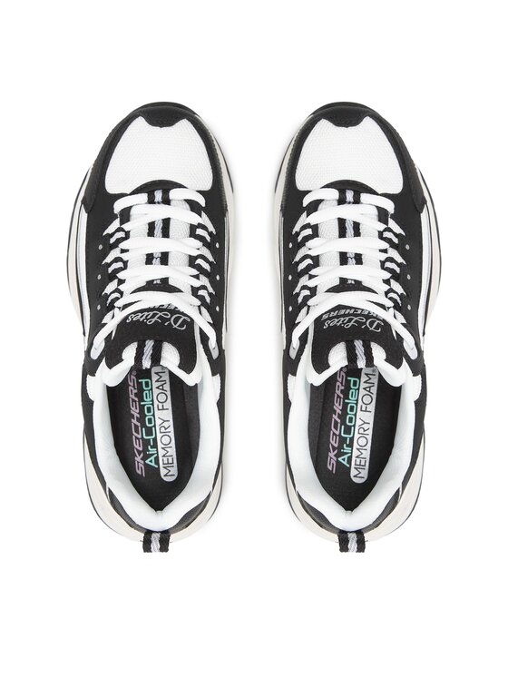 Skechers Skechers Sneakersy D'Lites 4.0 149491/BKW Czarny
