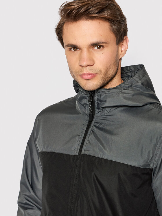 Brave Soul Brave Soul Pārejas jaka MJK-ASHBLOCK Melns Regular Fit