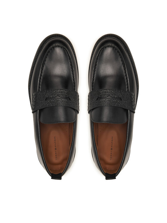 Tommy Hilfiger Tommy Hilfiger Loafersy Corporate Casual FM0FM05968 Czarny