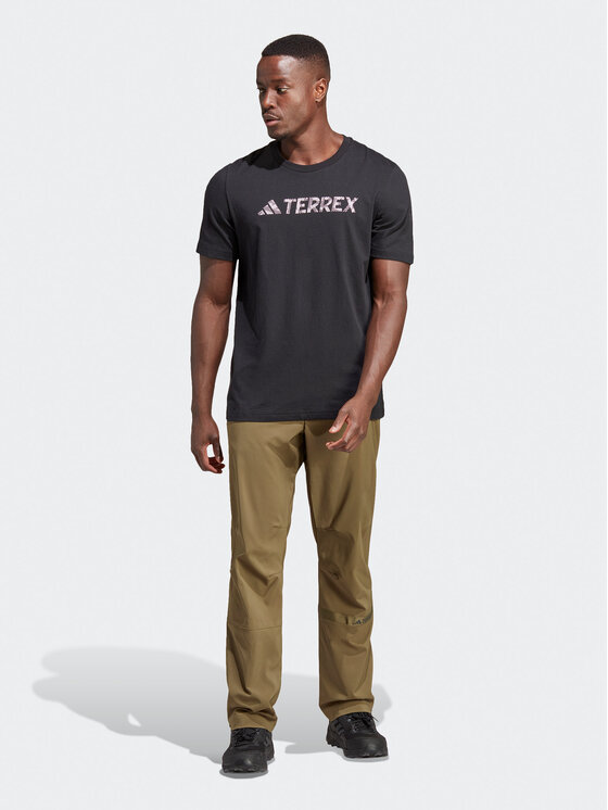 adidas adidas T-shirt Terrex Classic Logo T-Shirt HZ1399 Crna Regular Fit