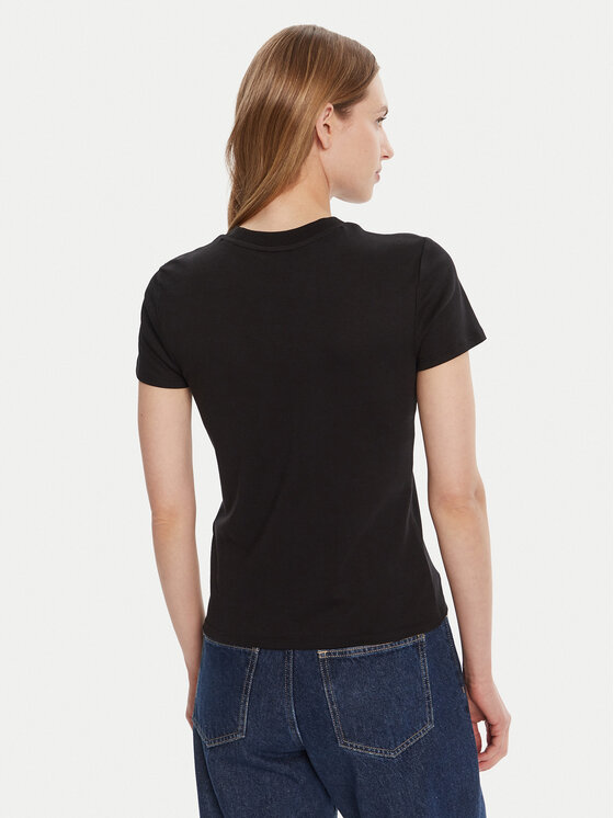 Calvin Klein Calvin Klein T-shirt LV044C216G Crna Regular Fit