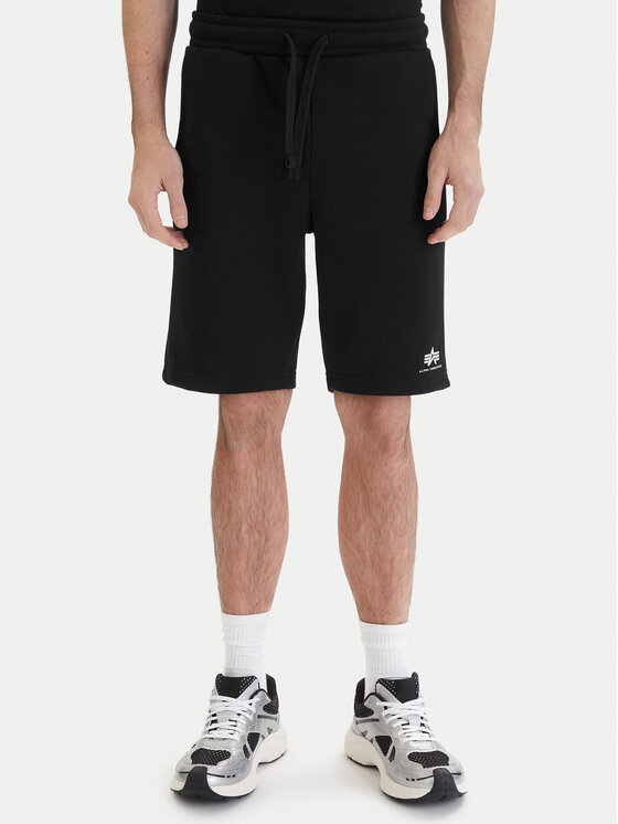 Alpha Industries Alpha Industries Pantaloni scurți sport Basic 156367 Negru Regular Fit