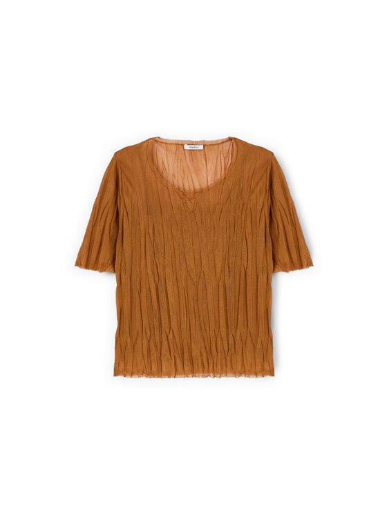 Motivi Motivi T-shirt M241W003951N018 Arancione Regular Fit