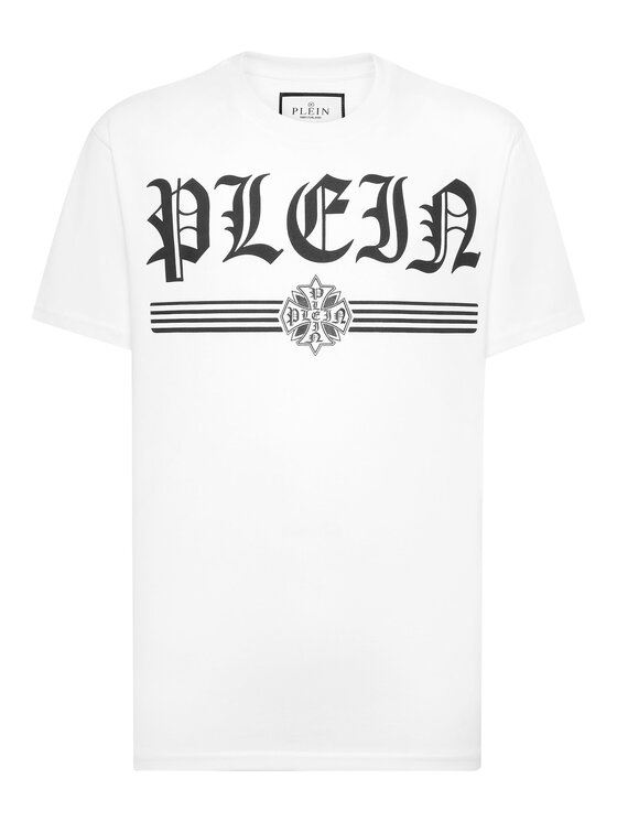 PHILIPP PLEIN PHILIPP PLEIN T-Shirt 26237 Biały Regular Fit