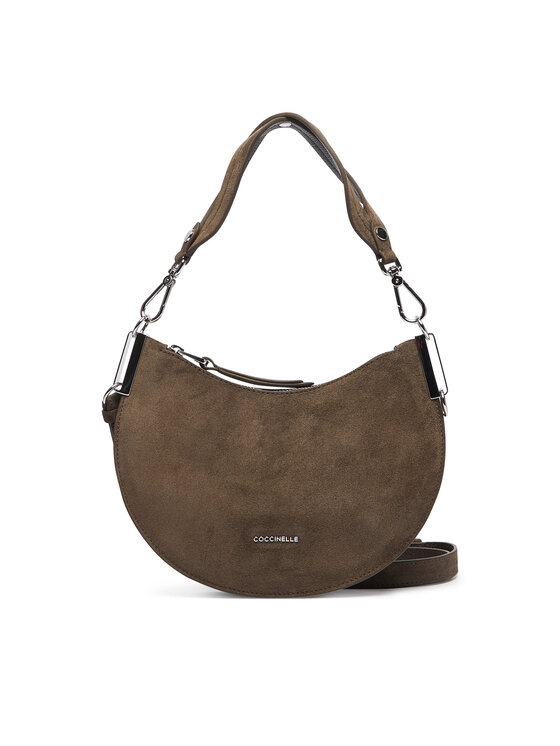 Coccinelle Coccinelle Handtasche QKG Coccinellesunup Suede E1 QKG 13 03 01 Khakifarben
